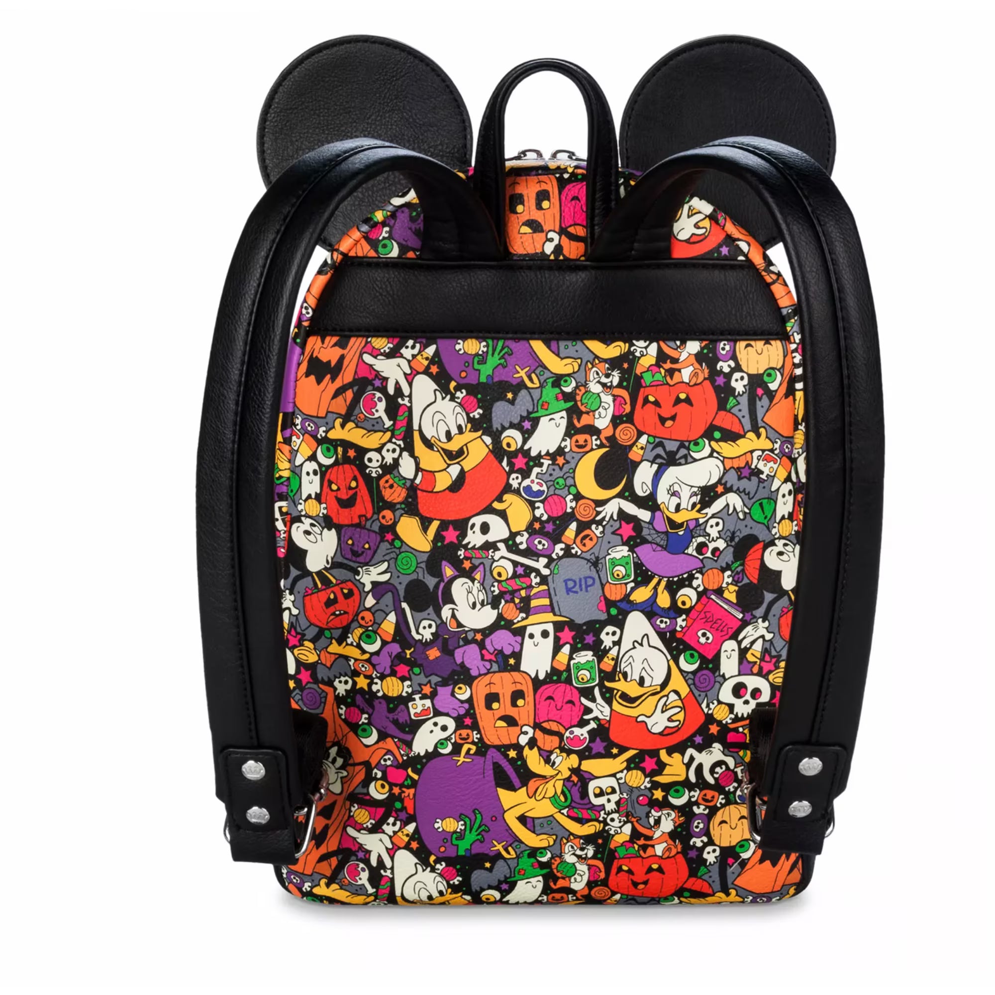 Disney Parks Mickey and Friends Halloween Ghosts & Pumpkins Mini Backpack by Loungefly