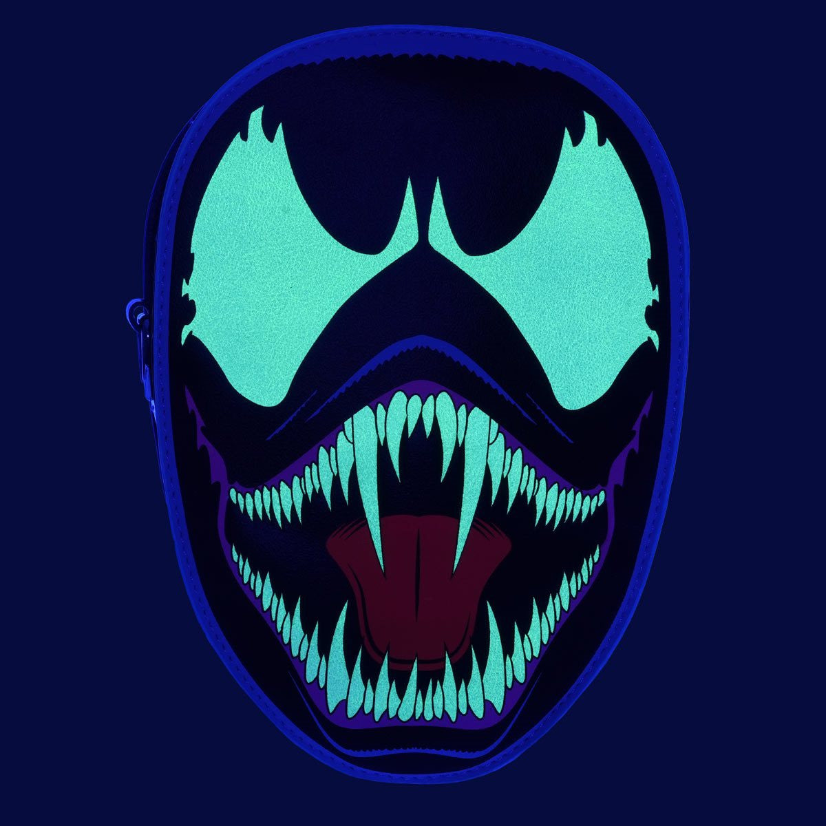 Limited Edition Spider-Man vs. Venom Glow-in-the-Dark Mask Crossbody Bag by Loungefly
