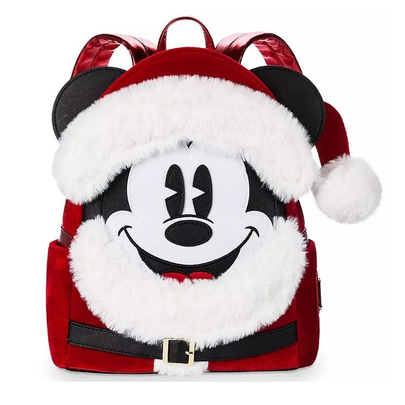 Disney Parks Santa Mickey Mouse Cosplay Mini Backpack by Loungefly (2019)