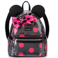 Loungefly Minnie Mouse Classic Red & White Sequin Polka Dot Mini Backpack