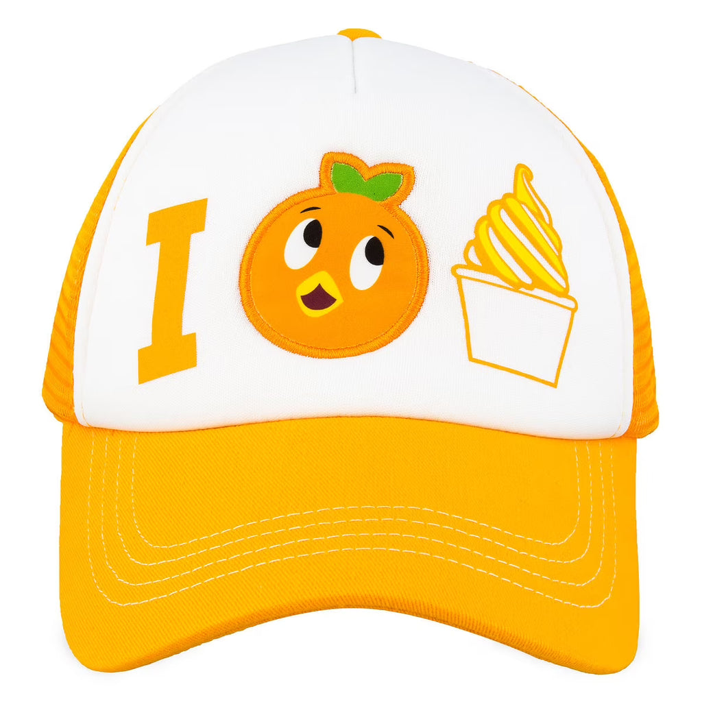 Disney Orange Bird Citrus Swirl Trucker Hat - "I [Heart] Citrus Swirl" Baseball Cap