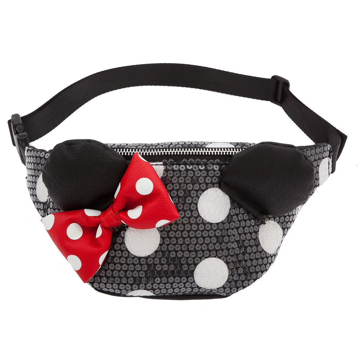 Disney Parks Minnie Mouse Classic Red Sequined Hip Pack by Loungefly