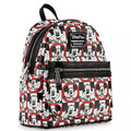 Backpack with Mickey Mouse pattern on a white background