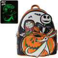 Loungefly Disney100 The Nightmare Before Christmas Glow-in-the-Dark Mini Backpack