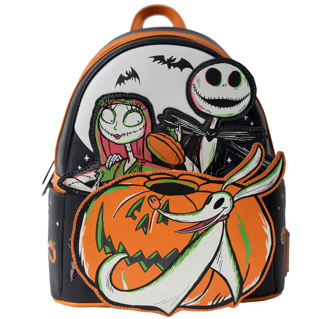 Loungefly Disney100 The Nightmare Before Christmas Glow-in-the-Dark Mini Backpack