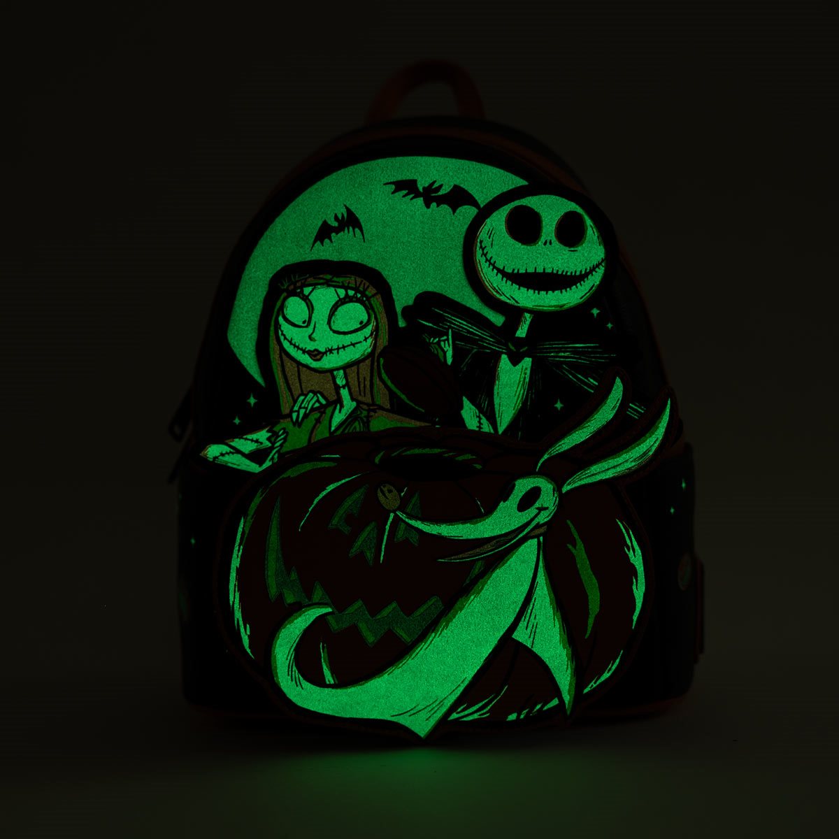 Loungefly Disney100 The Nightmare Before Christmas Glow-in-the-Dark Mini Backpack