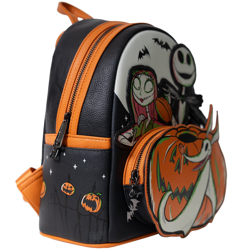 Loungefly Disney100 The Nightmare Before Christmas Glow-in-the-Dark Mini Backpack