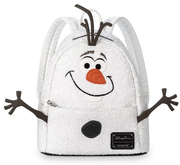 Disney Parks Olaf Sequined Cosplay Mini Backpack by Loungefly – Frozen
