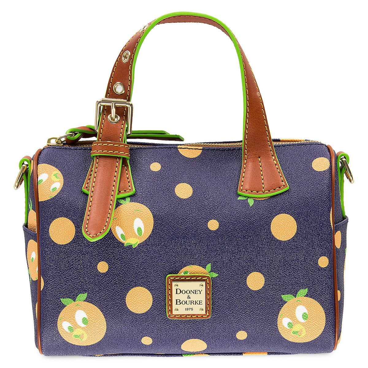 DOONEY & BOURKE Disney Parks Orange Bird Small Kendra Satchel Handbag - Navy/Orange