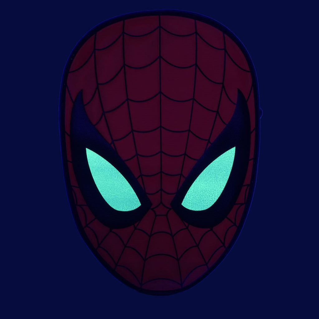 Limited Edition Spider-Man vs. Venom Glow-in-the-Dark Mask Crossbody Bag by Loungefly