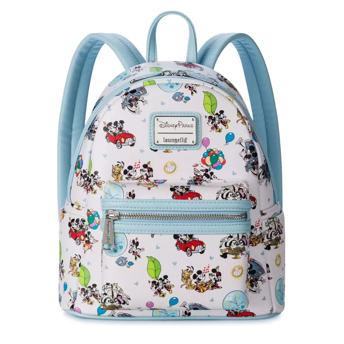 Loungefly Disney Mickey and Minnie Mouse Comic Adventures Mini Backpack