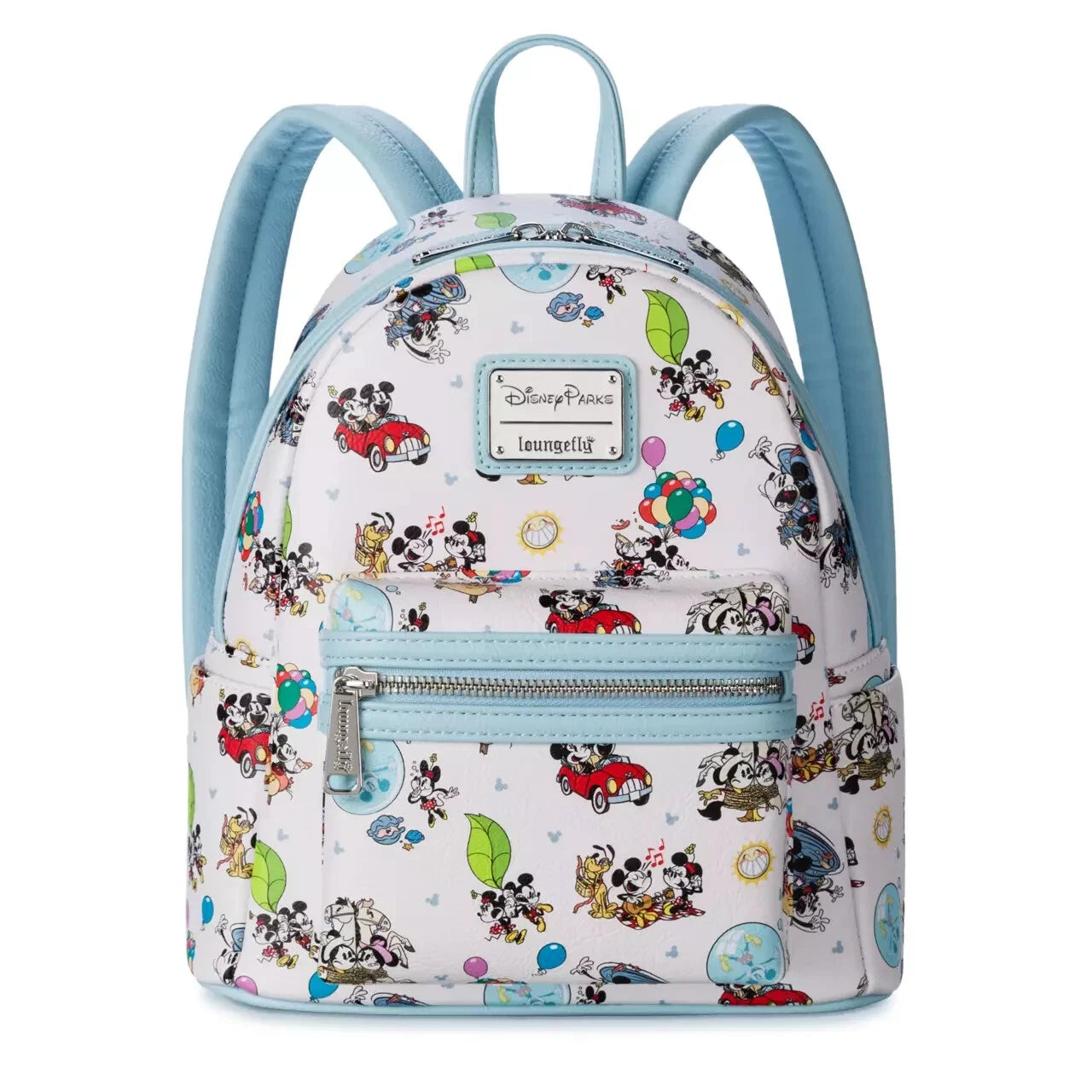 Loungefly Disney Mickey and Minnie Mouse Comic Adventures Mini Backpack